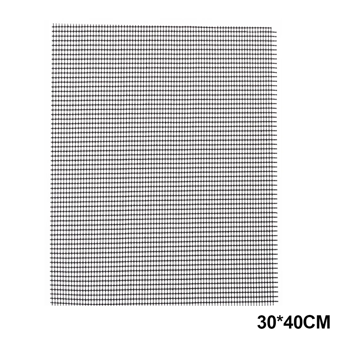 30x40CM Круглый прямоугольный гриль из нержавеющей стали для барбекю, проволочная сетка для барбекю, инструмент для барбекю, антипригарный гриль из нержавеющей стали, проволочная сетка для печи - Цвет: 30x40CM
