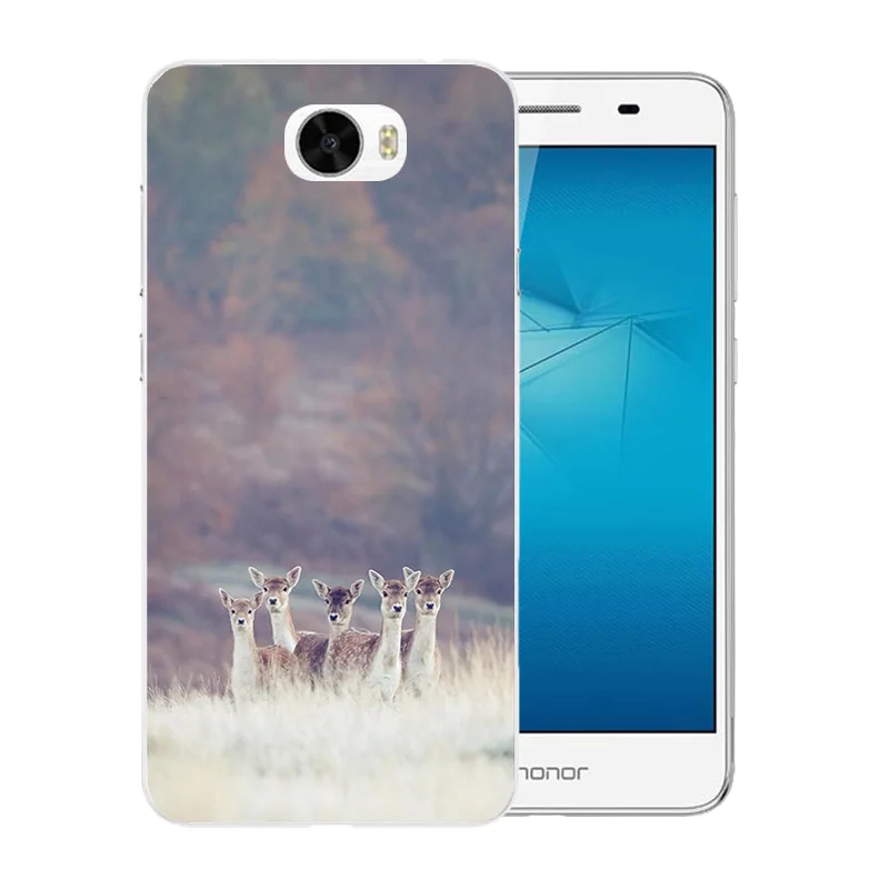 TPU Soft Phone Cases for Huawei Y5 II Y5ii Y52 Cover Pusscat Pattern 5.0&quot Case Silicon Honor 5A LYO-L21 CUN-U29 |