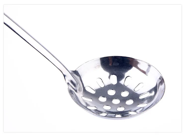 Дуршлаг Из Нержавеющей Стали ложка для супа длинная ручка ситечко инструменты