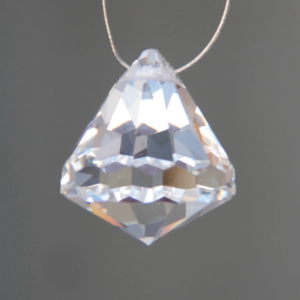 

Fancy 100pcs 30mm crystal diamond drop pendants trimming prism faceted parts for lamp/lighting/chandelier Decoration