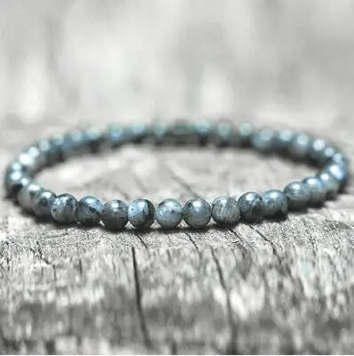 4MM Grey Map Stone Под Старину натуральный камень Бусины мала лэйв браслет 4 мм маленькие бисерные деревянные браслеты для мужчин Будда молитва ювелирные изделия Homme Pulseira - Окраска металла: 4MM Grey Map Stone