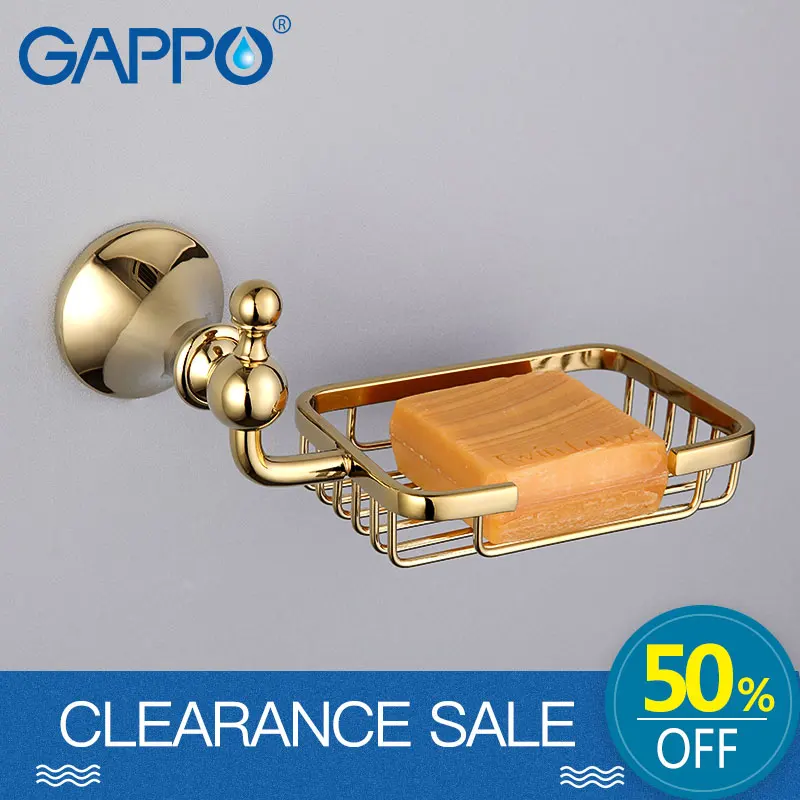 Настенный держатель для мыла GAPPO настенный из цинкового сплава ванной комнаты 1