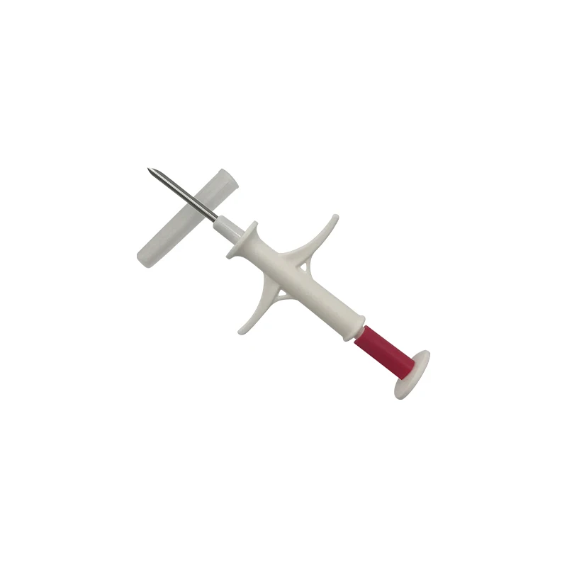 Fdx-b Disposable Syringe Sterile for cats Pet Microchip 2*12mm Rfid Animal Id Injector UNIT X80