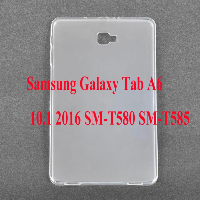 TPU Силиконовый ТПУ+ PC противоударный чехол-подставка для samsung GALAXY Tab A A6 10,1 T580 T585 T580N T585N 10,1 дюймовый чехол для планшета+ пленка+ ручка - Цвет: TPU