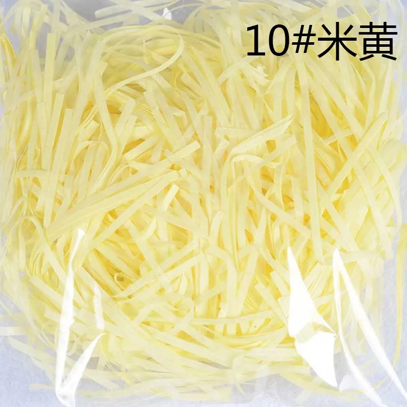 10 20 г/упак. рафия нарезанная бумага Свадебная вечеринка DIY Подарочная коробка наполнители декоративная бумага практичная упаковка материал для наполнения - Цвет: 10
