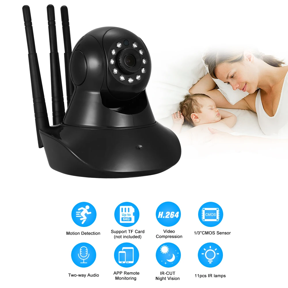 720P IP Камера CCTV камеры видеонаблюдения для Android/iOS APP IR CUT фильтр камера с