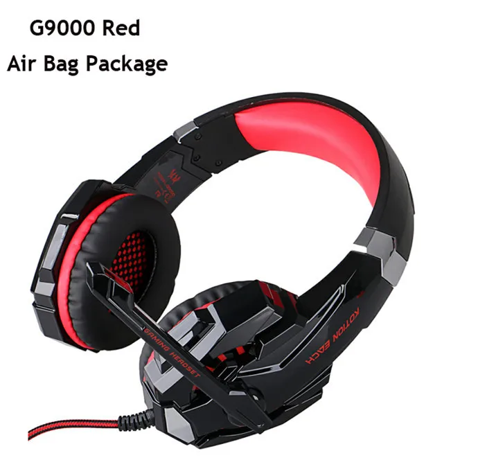 G9000 RED G2000 G4000 G9000 Игровые наушники проводные наушники с глубоким басом с микрофоном светодиодный светильник наушники для PS4 ноутбук Xbox PC Gamer - Цвет: G9000 RED