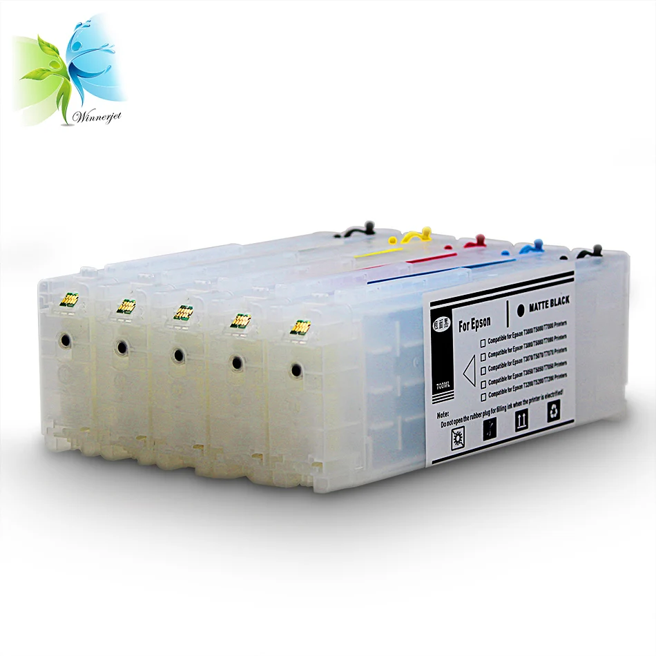Winnerjet пустой многоразовый картридж с чипом для Epson SureColor T3200 T5200 T7200 T3270 T5270 T7270