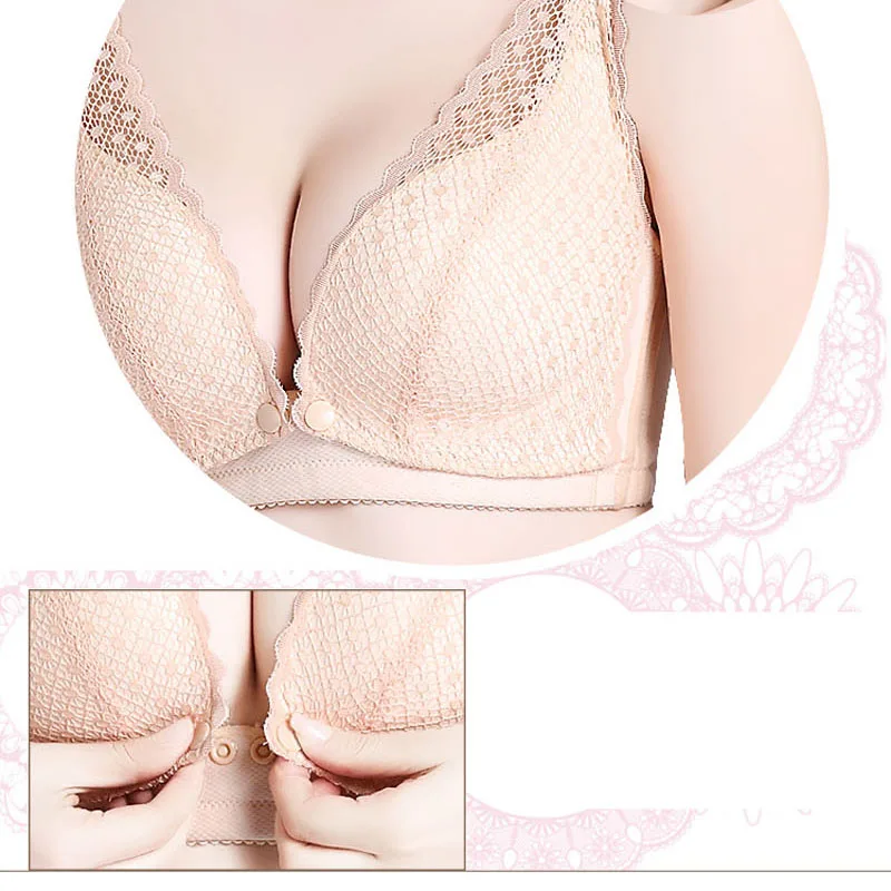 

Emotion Moms Wire Free Maternity Clothes Maternity Bra Breastfeeding Bra Nursing Bra For Pregnant Women Back Closure