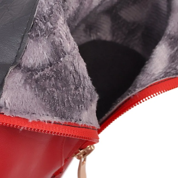 Spr/Aut/Женская обувь ботильоны на платформе с острым носком высоком каблуке