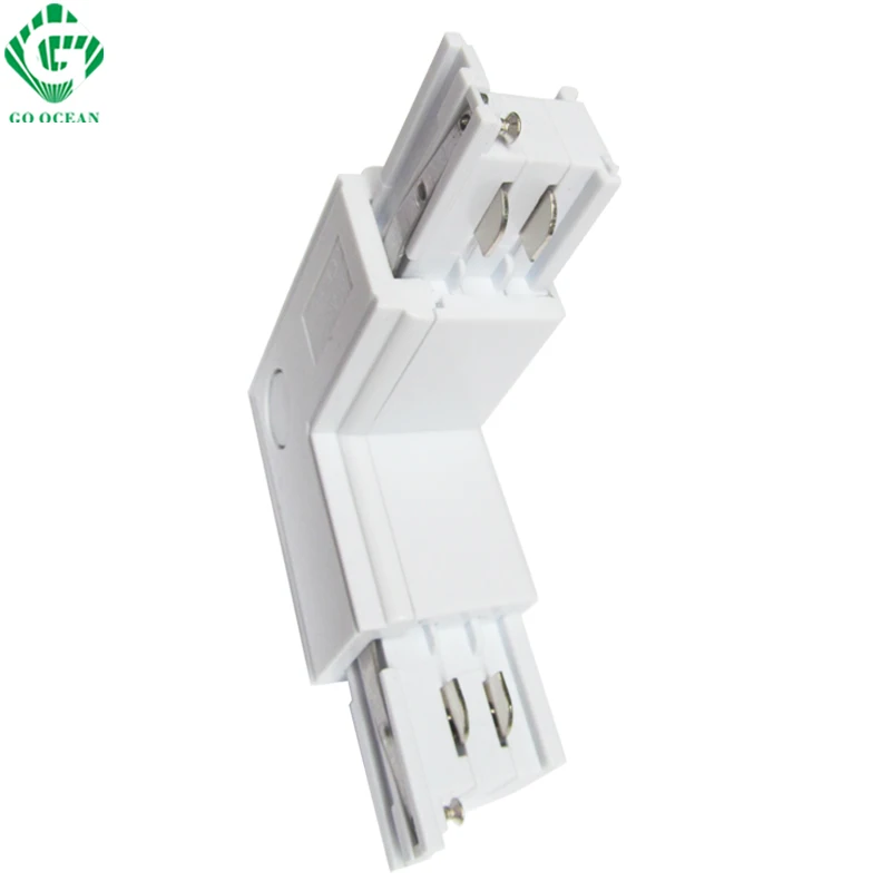 Трехфазный светильник 4 провода разъем для рельсов угловые соединители провод 3