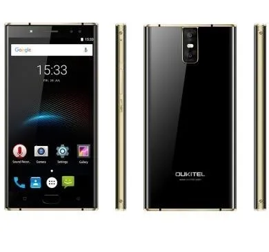 Oukitel MIX 2 5,9" 18:9 экран 4G смартфон Восьмиядерный 6 ГБ+ 64 ГБ 21 Мп+ 13 МП камера 9 В/2 а быстрое зарядное устройство 4080 мАч мобильный телефон - Цвет: Black