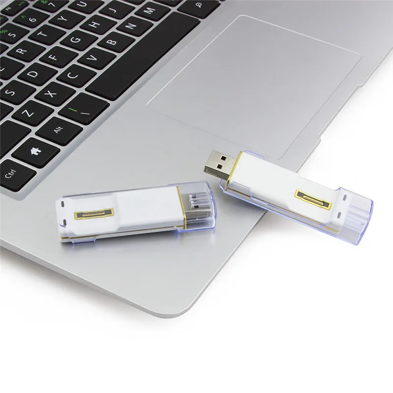 2016 Новый Отпечатков Пальцев USB 2.0 Flash Drive 16 ГБ Tablet PC Смартфон с Карты Памяти Металла