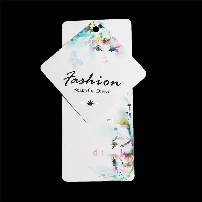 DoreenBeads Paper Label Tag Multifunctional DIY Scrapbooking Craft Rhombic Flower Pattern Multicolor 10.5*4.5cm 6.8*6.8cm 10Sets | Дом и сад