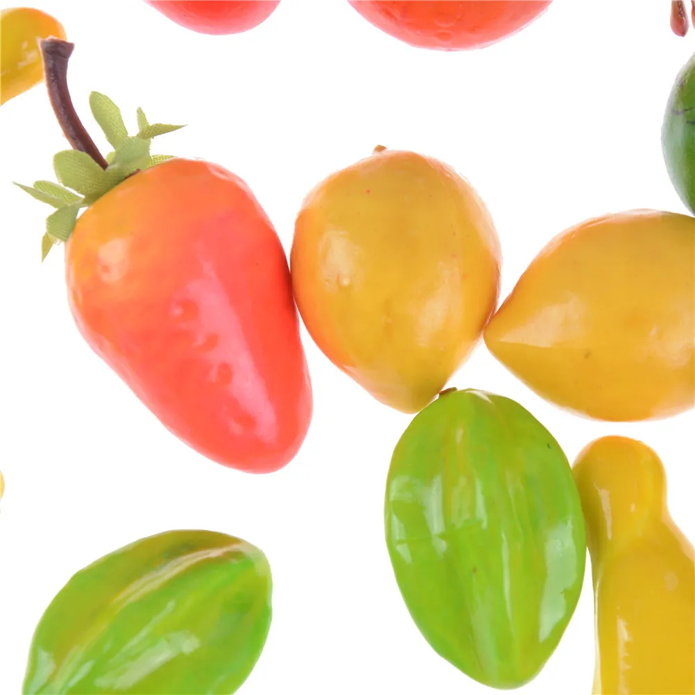 10 шт. Миниатюрные аксессуары для кукольного домика с 1:12 шкалой кукла еды и овощей