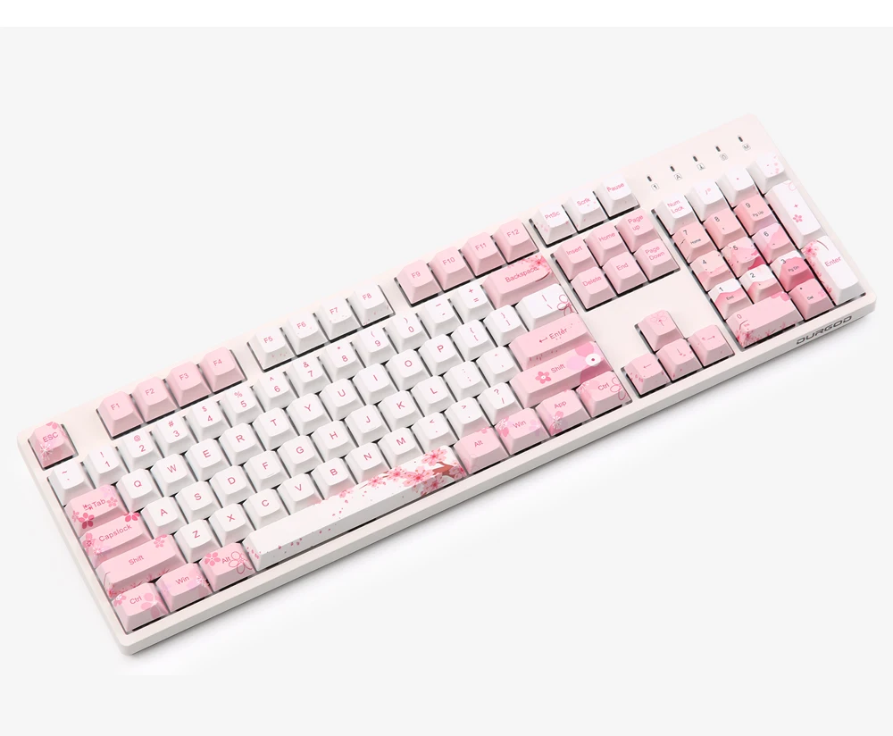 Колпачки клавиш Dye sub PBT профиль вишни для клавиатуры 84 mini 64 108 механической печать