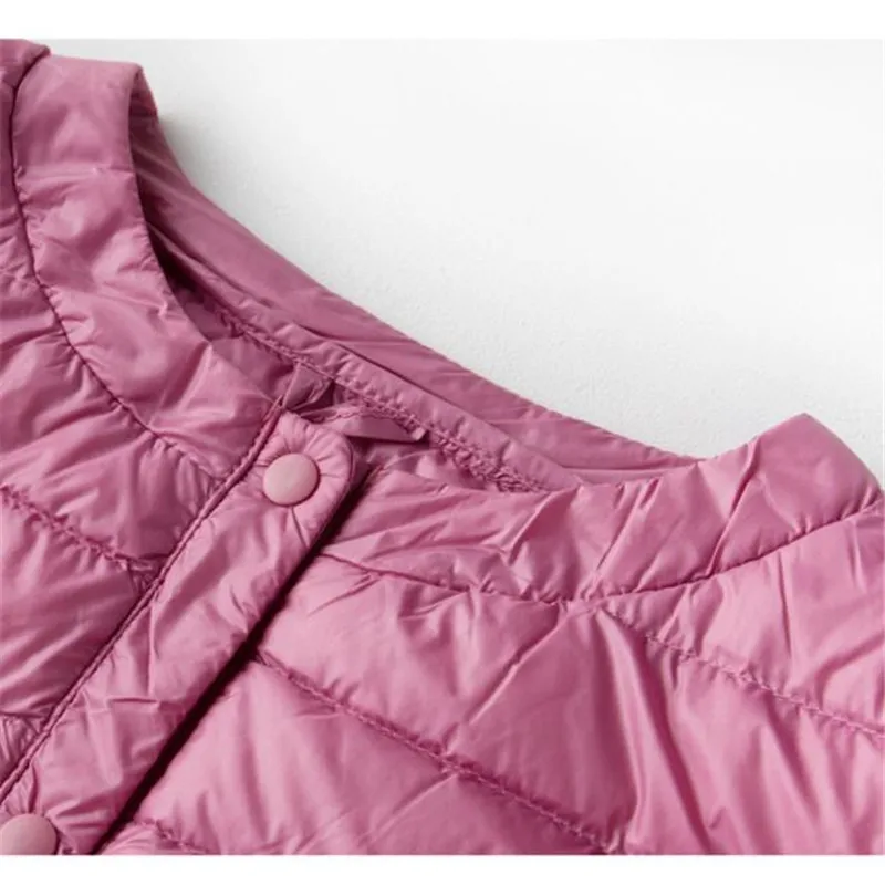 Женский ульсветильник пуховик осенне-зимняя теплая парка на белом утином пуху