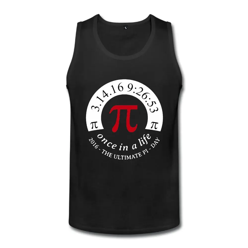 SAMCUSTOM Мужская Новая летняя майка pi day once in a lifetime 3 1416 мужская жилетка модные
