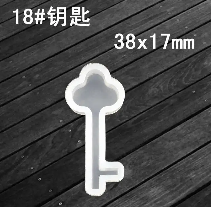 key XCDIY силиконовая форма для ювелирных изделий Подвеска милые животные кошка кролик олень лошадь Смола Силиконовая Форма Ремесло Ювелирные изделия Кулон DIY - Цвет: key