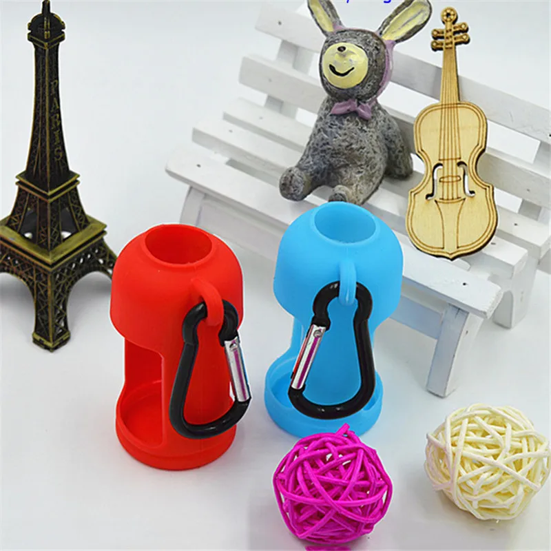 100 шт./лот силиконовый чехол с пряжкой для альпинизма бутылок E Liquid 30 мл мягкий