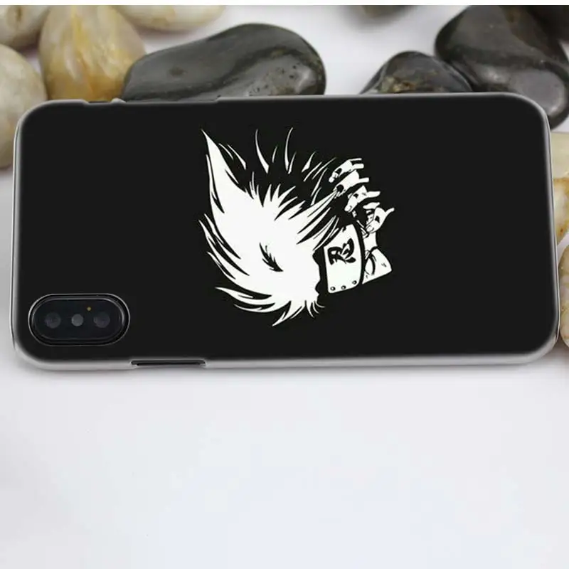 Жесткий пластиковый Чехол Наруто Какаши для iPhone XS Max XR X 10 7 8 6 6S Plus 5S SE 5 4S 4 5C Прозрачный чехол для телефона Coque 11 11Pro Sac