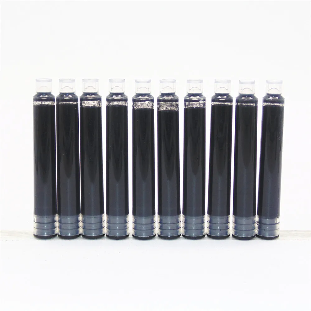Чернильная авторучка черного цвета большого размера 10 шт. новинка|ink fountain pen|fountain