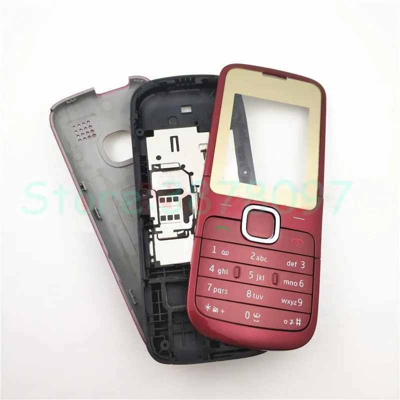 Новый корпус для Nokia C2 полный мобильный телефон крышка аккумулятора дверная рама