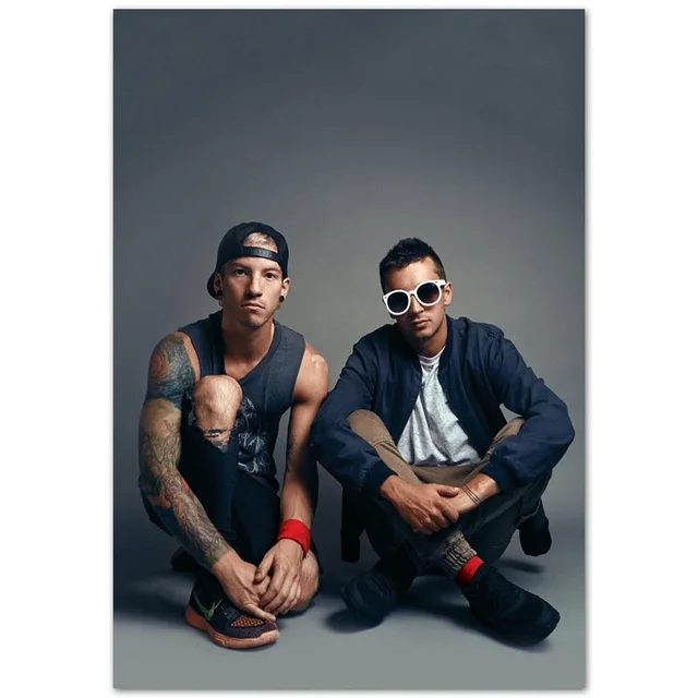Музыкальная группа Twenty One Pilots Rock Sound Star SILK POSTER настенная живопись 24x36inch | Дом и сад