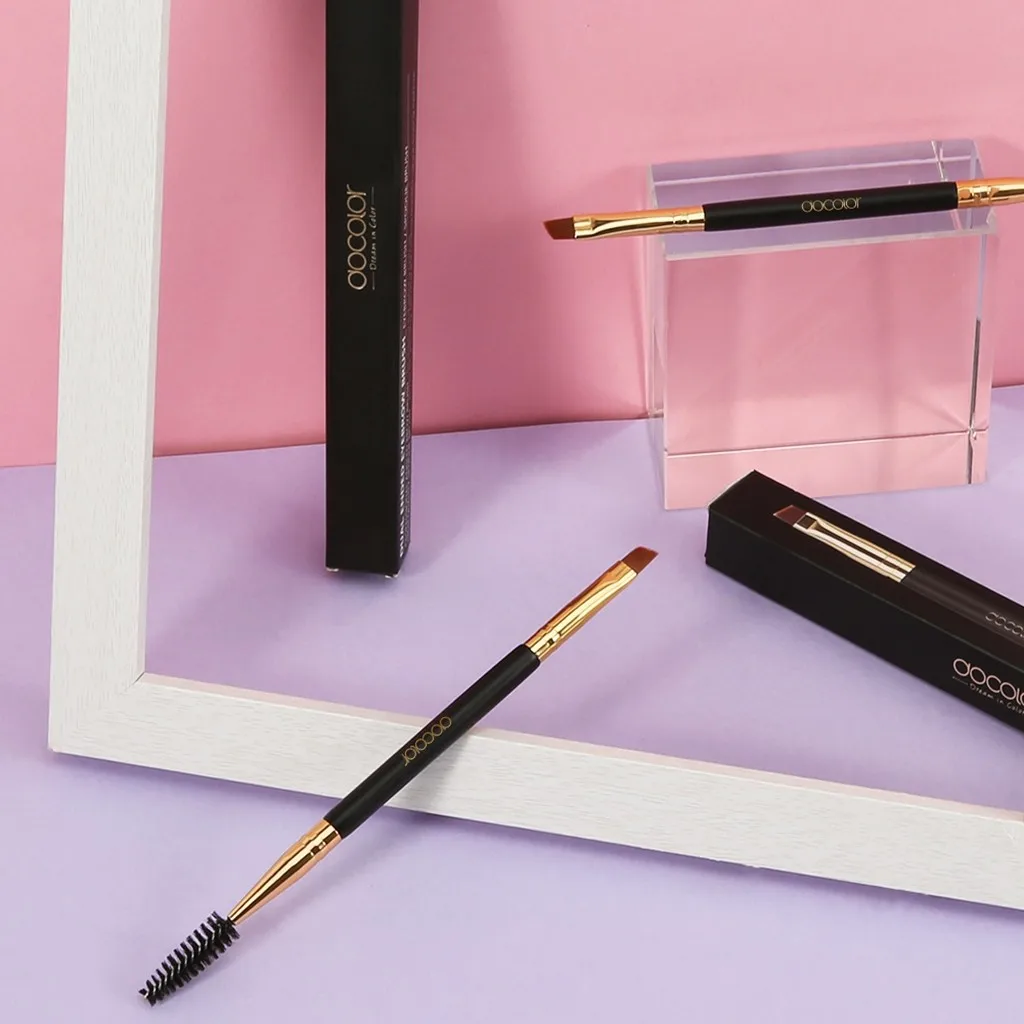 Кисточка для бровей щетка расческа кисти макияжа beauty blending eye pinceaux maquillage