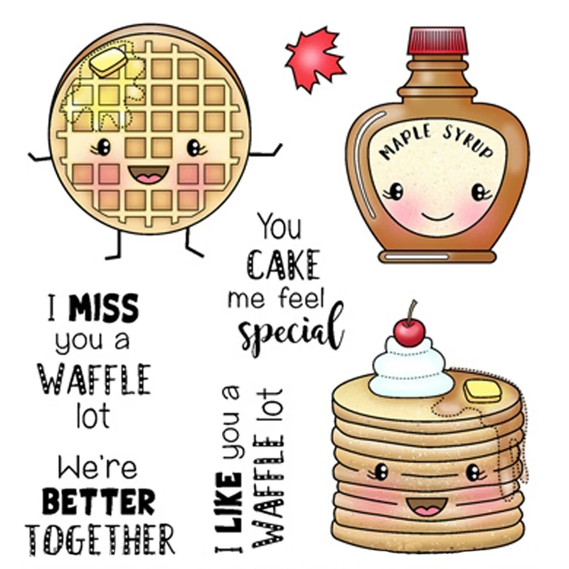 

Biscuit Food Silicone Clear Stamps/Seal For DIY Scrapbooking Decorative Card Making Craft Fun Decoration Supplies