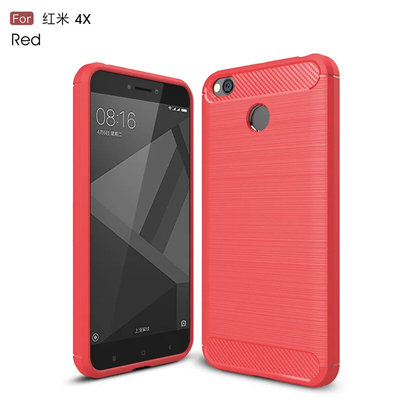 Чехлы для телефонов Xiaomi Redmi 4X, подставка, магнитный кронштейн, кольцо на палец, cqoue Redmi 4X, чехол для телефона Redmi 4X, матовая углеродная волокно