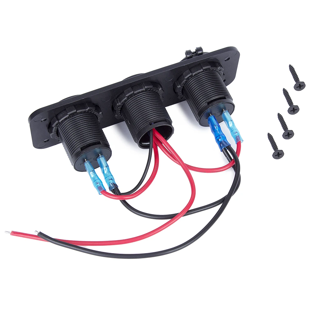 DC 12 V/24 V 5 V/2.1A вольтметр Dual USB Зарядное устройство прикуриватель для автомобилей класса RV лодка автомобилей Грузовик gps MP3 автомобиля Зарядное устройство с переключателем
