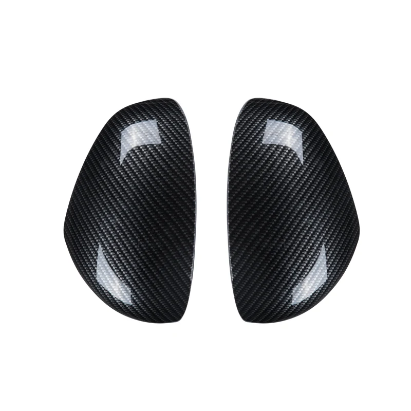 Carbon fiber style Для smart 453 Fortwo Forfour Автомобильное зеркало заднего вида персональные модификации аксессуары зеркало заднего вида наклейки для автомобиля Стайлинг 2 шт - Название цвета: Carbon fiber style