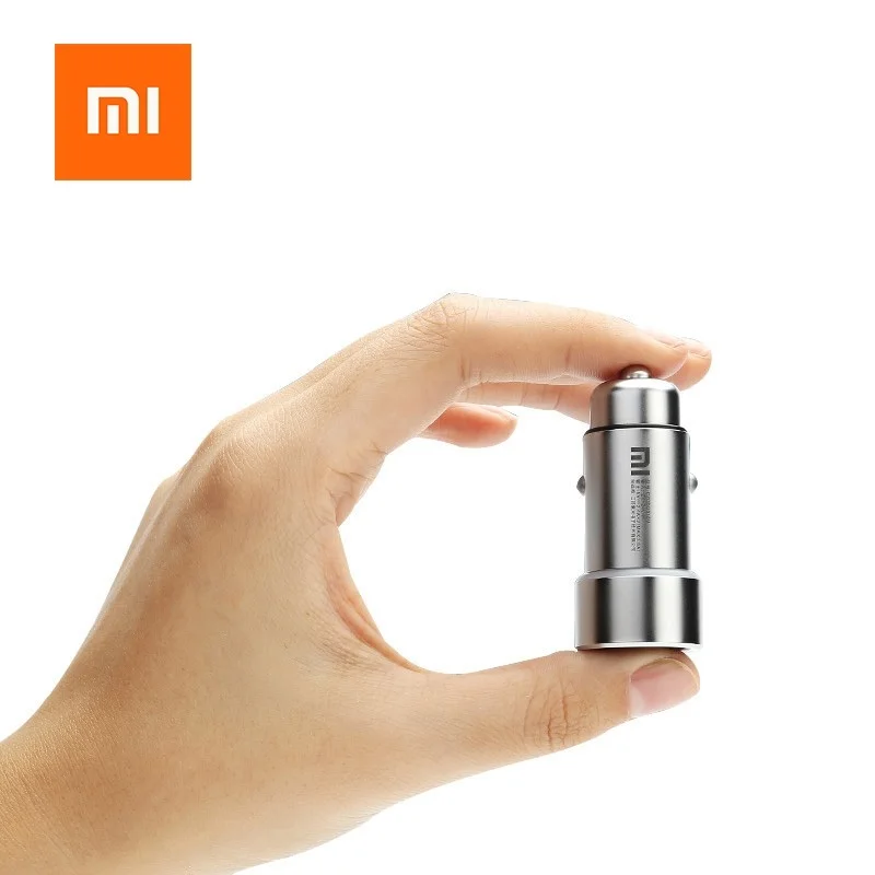 Xiaomi Mi автомобиля зарядное устройство 2 in 1 двойной USB порты и разъёмы адаптер