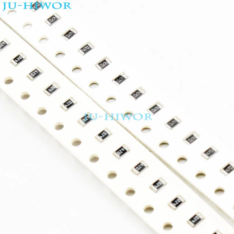 (1000 шт./лот) 43 47 51 56 62 Ом 0805 5% SMD чип резистора толстая пленка 1/10 Вт фиксированный