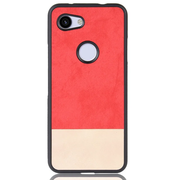 Red Для Google Pixel 3a XL чехол для Google Pixel 3a Pixel3a XL чехол два цвета PC+ TPU Роскошный кожаный чехол-накладка - Цвет: Red