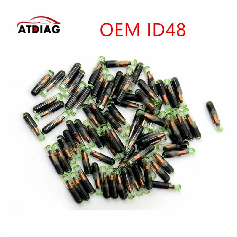 10 шт./лот ID48 ID 48 стеклянный транспондер чип высокое качество ключ id48