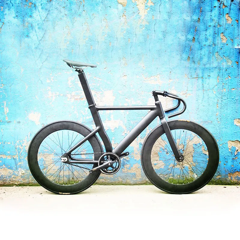 Fixie передач Рамки + Вилы подседельный 53 см Велосипедный Спорт Фикси/fixed gear и