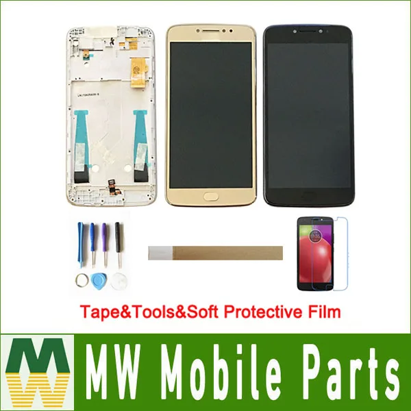 

ЖК-дисплей для Motorola Moto E4 Plus XT1773, XT1770, XT1772, XT1771, сенсорный экран в сборе с рамкой, Черное золото, в комплекте