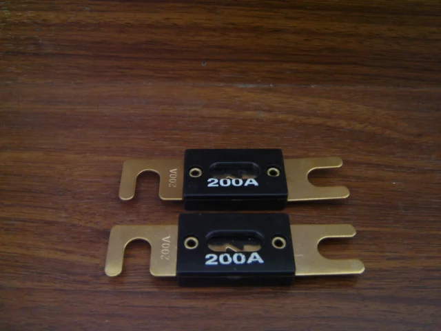 

CNL ANL 200A Auto Fuse Bakelite Fuse Bolt On Fuse 81*22 mm For Golf Cart Electric Forklift Pallet Truck Tourist Coach