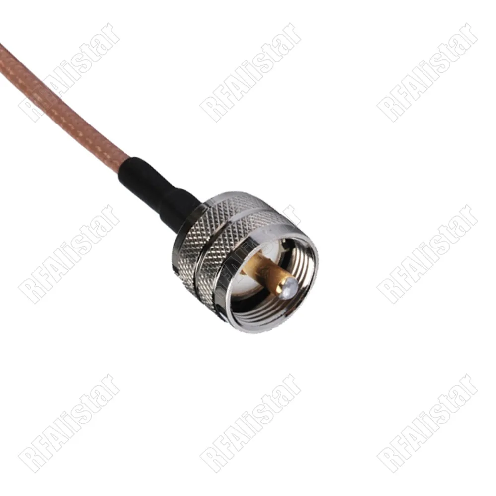 UHF Male к PL259 Plug RG316 RF отрезок коаксиального кабеля Assembly для Wi Fi антенны WLAN 15 см/30 см/50