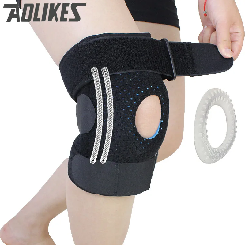 Наколенники Meniscus из силикагеля дышащие спортивные наколенники с пружинами для