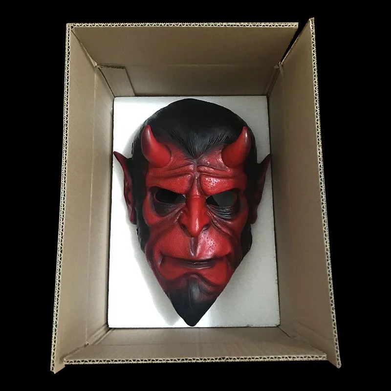 Маска Hellboy Anung Un Rama COS с орнаментом креативное художественное ремесло натуральный