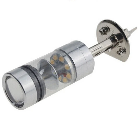 100 Вт H1 SMD LED Sharp 2828 Автомобиля лампа Противотуманных фар Авто лампы 12 В 24