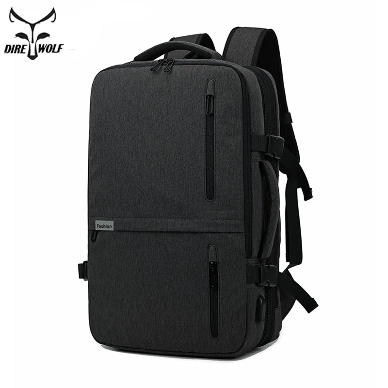 DIREWOLF 15.6'' Laptop Backpacks Large Capacity Smart Anti Theft Business Men Backpack Teenager Boys Travel School Bag | Багаж и