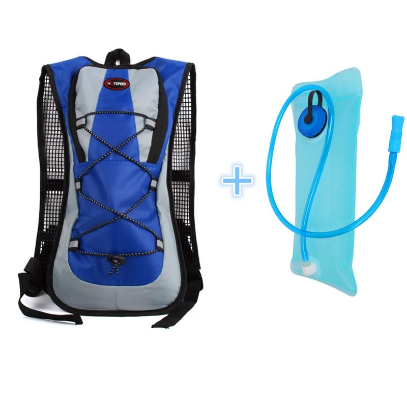 blue 2L Спорт на открытом воздухе велосипедная фляга для воды Мотоцикл Велосипед альпинизма воды мешок, рюкзак для горячего контейнер для воды Пешие прогулки Горбатой - Цвет: blue