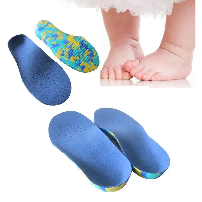 FVL Kids Children Flat Feet Arch Support Insoles Orthotic Orthopedic Shoe Inserts S M L XL XXL