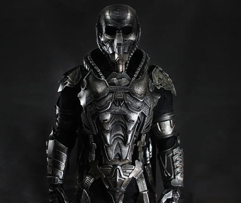 DC аниме Человек из стали Dru Zod общий Косплей Полный комплект Шлем обувь косплей
