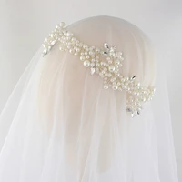 new european and american bridal headwear handmade pearl headbands bridal hair accessories wedding dresses hair accessories