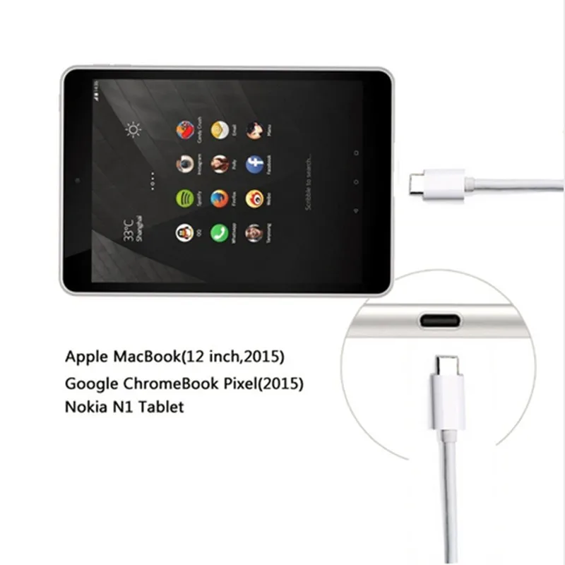 USB 3 1 C Type к HDMI цифровой AV & VGA OTG Женский адаптер зарядного устройства для нового Mac